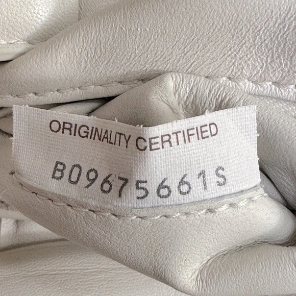 Bottega Veneta Chain Cassette Padded Intrecciato Crossbody Bag - White/Gold - Picture 8 of 14